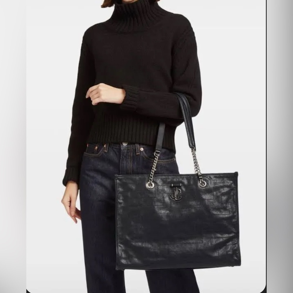 Jimmy Choo Avenue Soft Back Leather Tote